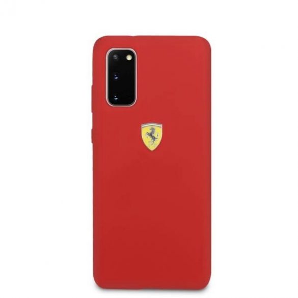 Ferrari Hardcase FESSIHCS62RE S20 G980 czerwony/roșu Carcasă din silicon