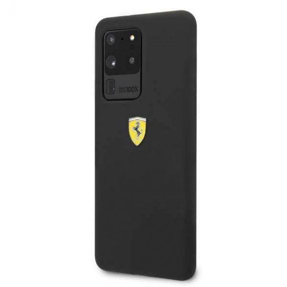 Ferrari Hardcase FESSIHCS69BK S20 Ultra G988 czarny/negru Silicon