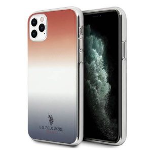 US Polo USHCN58TRDGRB Husă pentru iPhone 11 Pro czerwono-niebieski/blue&red Gradient Pattern Collection