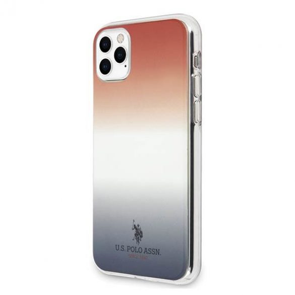 US Polo USHCN58TRDGRB Husă pentru iPhone 11 Pro czerwono-niebieski/blue&red Gradient Pattern Collection