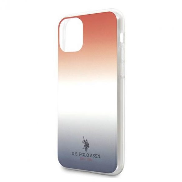 US Polo USHCN58TRDGRB Husă pentru iPhone 11 Pro czerwono-niebieski/blue&red Gradient Pattern Collection