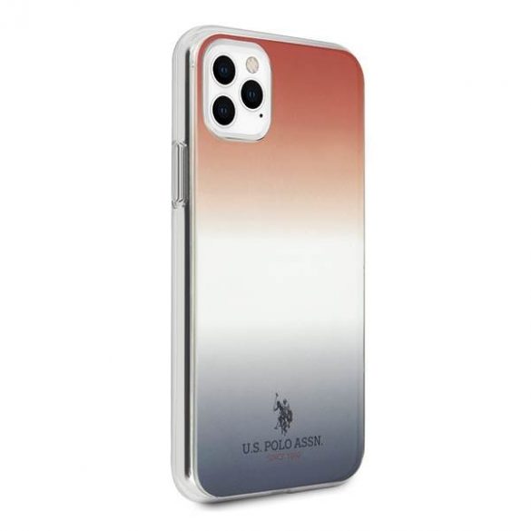 US Polo USHCN58TRDGRB Husă pentru iPhone 11 Pro czerwono-niebieski/blue&red Gradient Pattern Collection