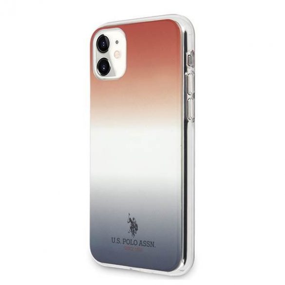 US Polo USHCN61TRDGRB Husă pentru iPhone 11 czerwono-niebieski/blue&red Gradient Pattern Collection