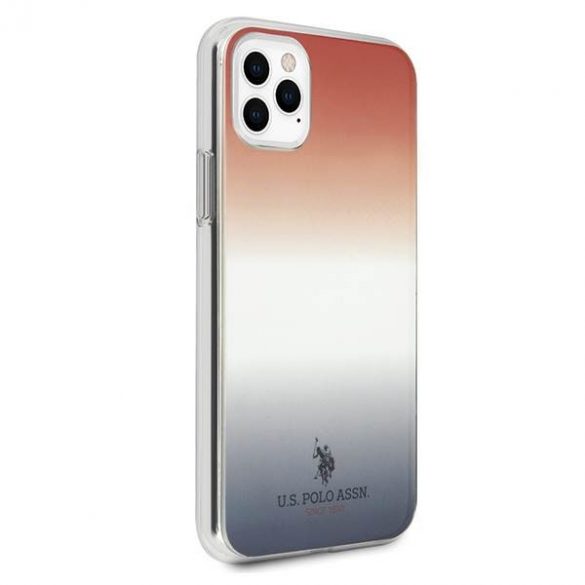 US Polo USHCN65TRDGRB Husă pentru iPhone 11 Pro Max czerwono-niebieski/blue&red Gradient Pattern Collection