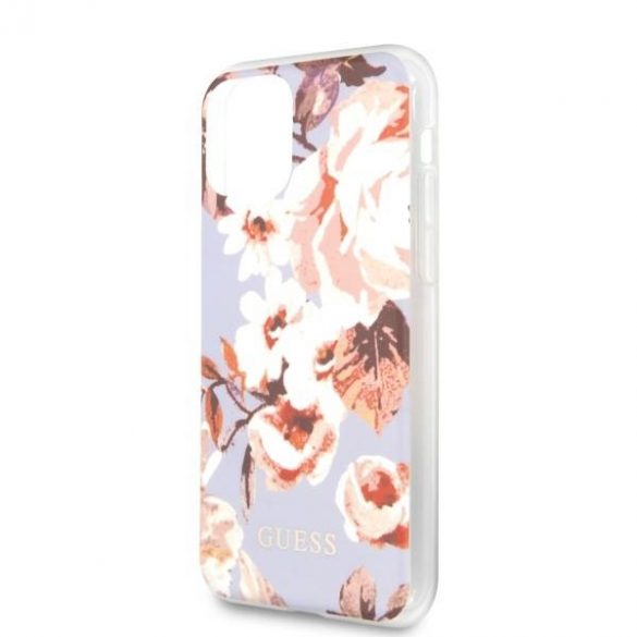 Husă Guess GUHCN65IMLFL02 iPhone 11 Pro Max liliu/liliac N°2 Flower Collection