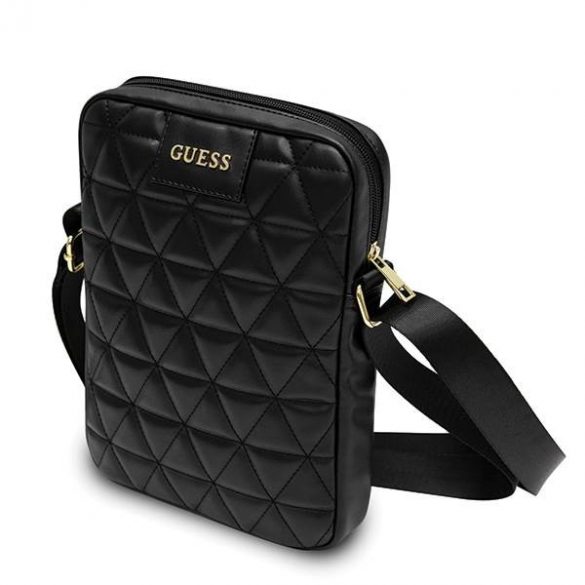 Guess Geantă  GUTB10QLBK 10" czarna/negru Quilted Tablet Bag