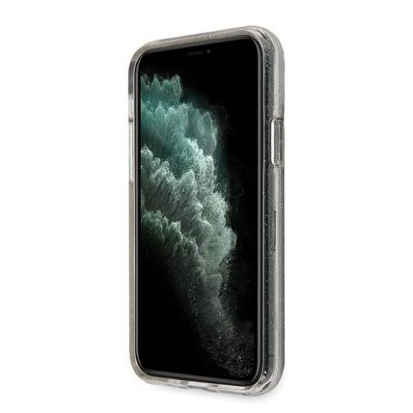 Husă rigidă Guess GUHCN58PCGLSI iPhone 11 Pro srebrny/argintiu Husă cu sclipici