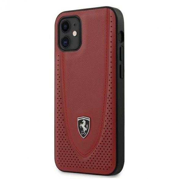 Ferrari FEOGOHCP12SRE Carcasă rigidă pentru iPhone 12 mini 5,4" czerwony/roșu Husă perforată Off Track