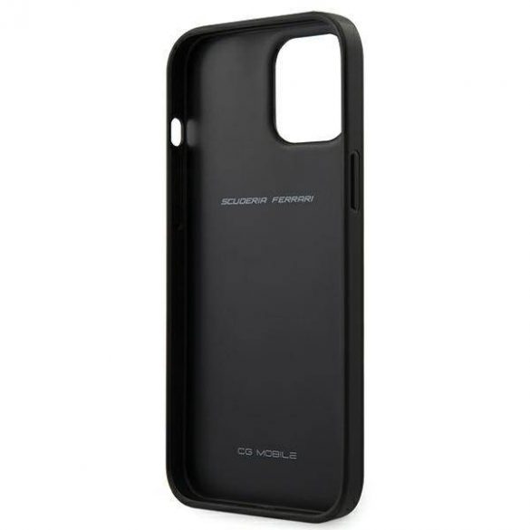 Ferrari FEOGOHCP12LRE Carcasă rigidă pentru iPhone 12 Pro Max 6,7" czerwony/roșu Husă perforată Off Track