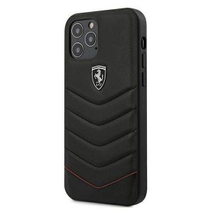 Ferrari FEHQUHCP12LBK Carcasă rigidă Off Track pentru iPhone 12 Pro Max de 6,7 inchi/negru