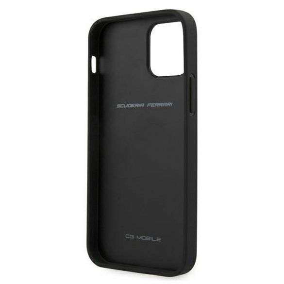 Ferrari FEHQUHCP12LBK Carcasă rigidă Off Track pentru iPhone 12 Pro Max de 6,7 inchi/negru