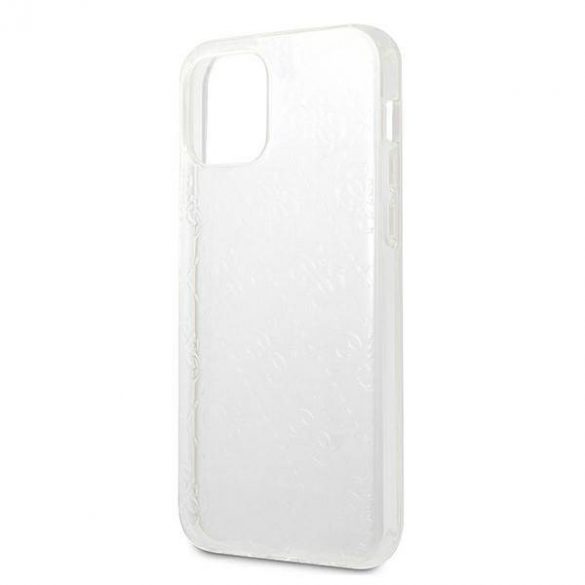 Guess GUHCP12L3D4GTR Husă rigidă transparentă pentru iPhone 12 Pro Max 6,7" 4G 3D Pattern Collection