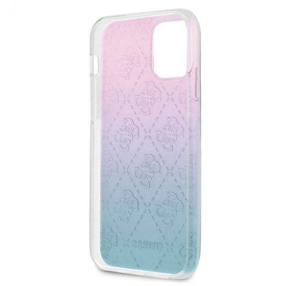 Guess GUHCP12S3D4GGBP Husă rigidă pentru iPhone 12 mini 5,4" niebiesko-różowy/albastru și roz 4G 3D Pattern Collection