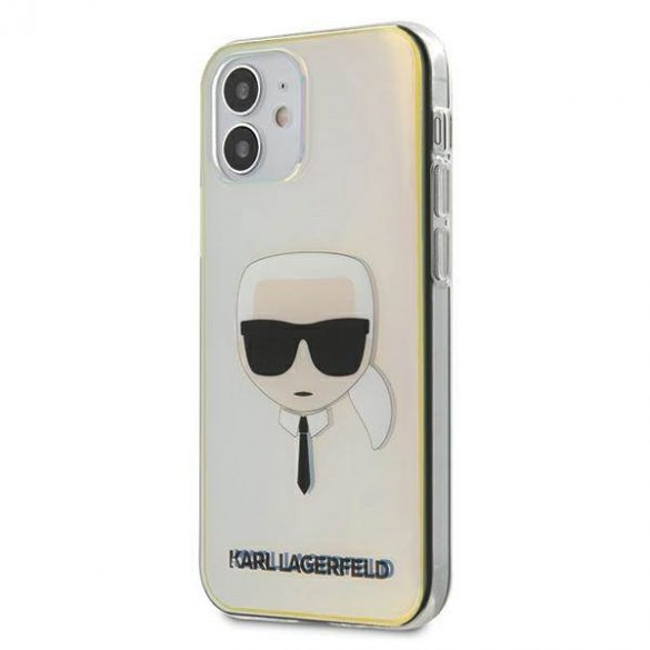 Karl Lagerfeld KLHCP12SPCKHML iPhone 12 mini 5,4" husă multicoloră Carcasă iridescent Karl's Head