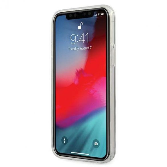 Mercedes MEHCP12MARCT Husă transparentă pentru iPhone 12/12 Pro de 6,1 inchi Husă linie transparentă