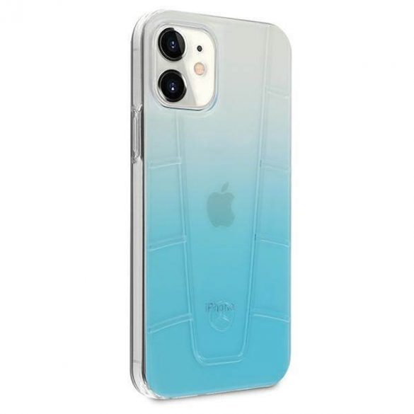 Mercedes MEHCP12SCLGBL iPhone 12 mini 5,4" niebieski/albastru Hardcase Husă Transparent Line