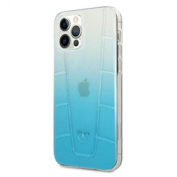 Mercedes MEHCP12MCLGBL iPhone 12/12 Pro 6,1" niebieski/albastru Hardcase Transparent Line