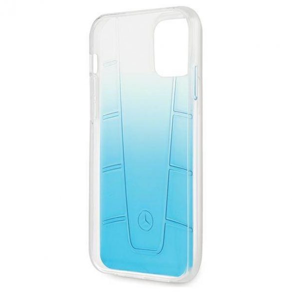 Mercedes MEHCP12MCLGBL iPhone 12/12 Pro 6,1" niebieski/albastru Hardcase Transparent Line