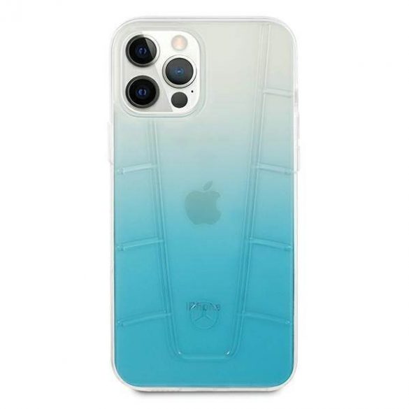 Mercedes MEHCP12LCLGBL iPhone 12 Pro Max 6,7" niebieski/albastru Hardcase Transparent Line