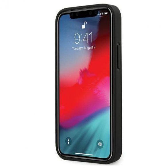 Mercedes MEHCP12SMULBK Carcasă rigidă pentru iPhone 12 mini 5,4" czarny/negru Husă Wave Line