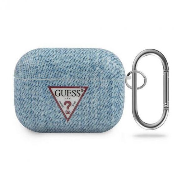 Husa Guess GUACAPTPUJULLB AirPods Pro niebieski/albastru deschis Husa Collection Jeans