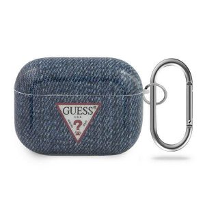 Husă Guess GUACAPTPUJULDB AirPods Pro husă granatowy/albastru închis Jeans Collection