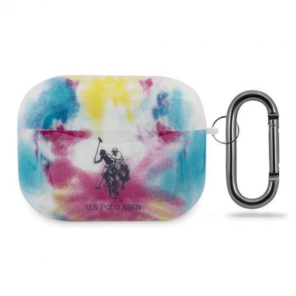 US Polo USACAPPCUSML Husă AirPods Pro multicoloră Colecția Tie & Dye