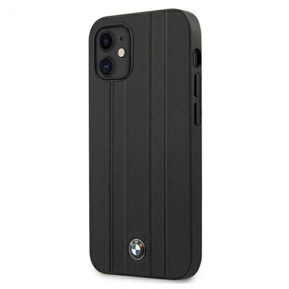 Etui BMW BMHCP12STTBK Husă rigidă pentru iPhone 12 mini 5,4" czarny/negru Husă Signature Tire Marks