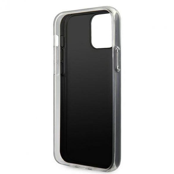 Etui BMW BMHCP12MPCUBBK Carcasă rigidă pentru iPhone 12/12 Pro 6,1" czarny/negru Husă cu logo imprimat semnătură