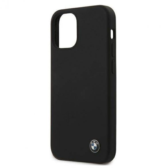 Etui BMW BMHCP12SSILBK iPhone 12 mini 5,4" czarny/negru Hardcase Silicon Signature