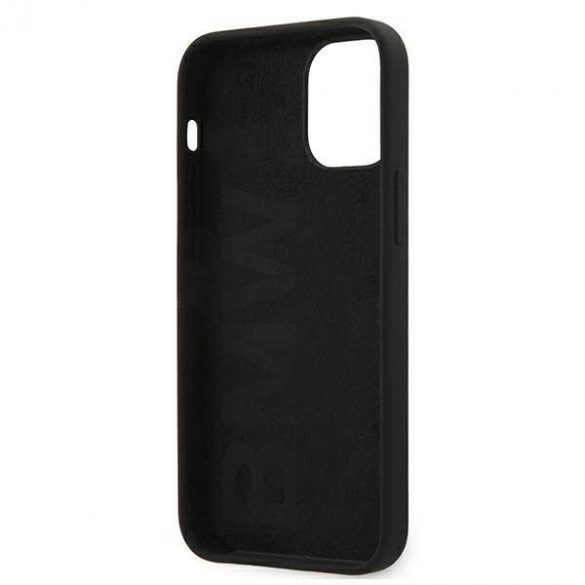 Etui BMW BMHCP12SSILBK iPhone 12 mini 5,4" czarny/negru Hardcase Silicon Signature