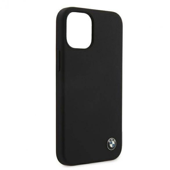 Etui BMW BMHCP12SSILBK iPhone 12 mini 5,4" czarny/negru Hardcase Silicon Signature