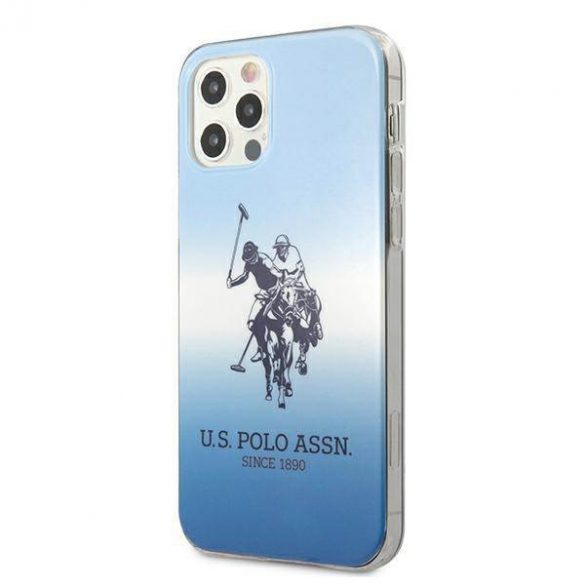 US Polo USHCP12MPCDGBL Husă pentru iPhone 12/12 Pro 6,1" niebieski/albastru Gradient Collection