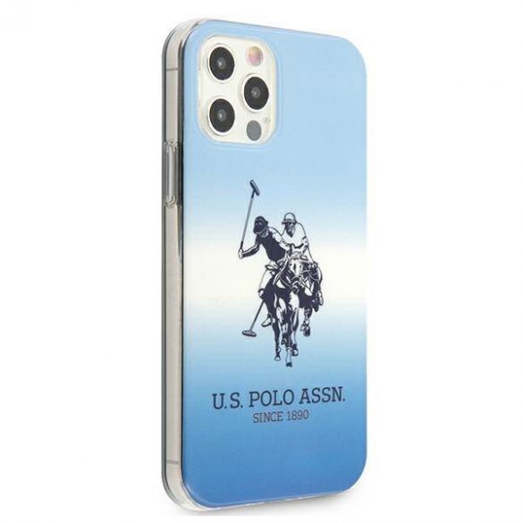 US Polo USHCP12MPCDGBL Husă pentru iPhone 12/12 Pro 6,1" niebieski/albastru Gradient Collection