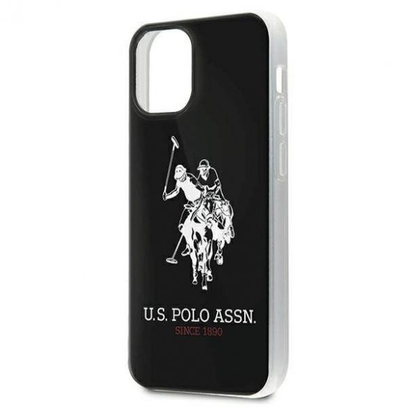 US Polo USHCP12STPUHRBK Husă pentru iPhone 12 mini 5,4" czarny/negru Shiny Big Logo