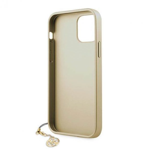 Guess GUHCP12LGF4GBR Husă rigidă maro/brązowy pentru iPhone 12 Pro Max 6,7" 4G Charms Collection