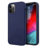   Mini MIHCP12LSLTNA Husă rigidă pentru iPhone 12 Pro Max 6,7" granatowy/marine din silicon Ton pe ton