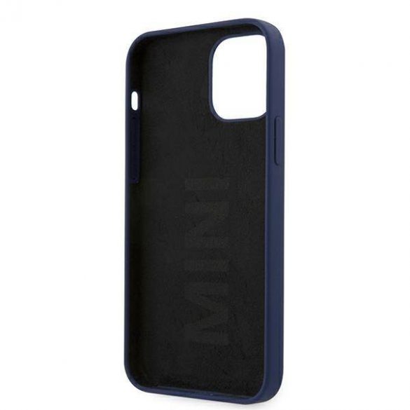 Mini MIHCP12LSLTNA Husă rigidă pentru iPhone 12 Pro Max 6,7" granatowy/marine din silicon Ton pe ton