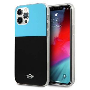 Mini MIHCP12MPCUCBLB Husă rigidă pentru iPhone 12/12 Pro 6,1" niebieski/albastru Color Block