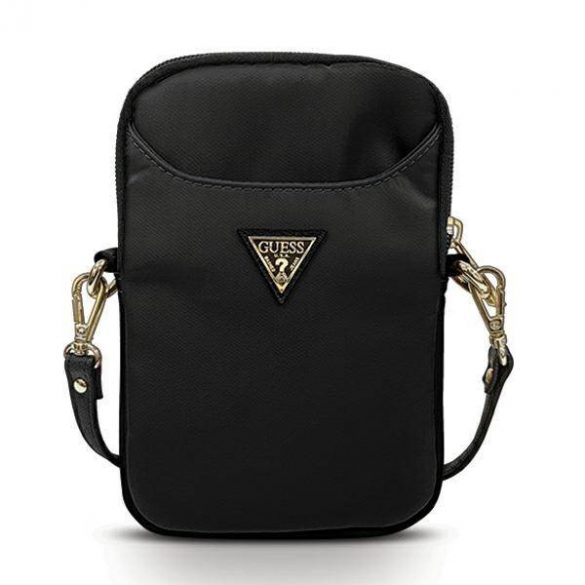 Guess Torebka GUPBNTMLBK czarna/negru Nylon Triunghi Logo