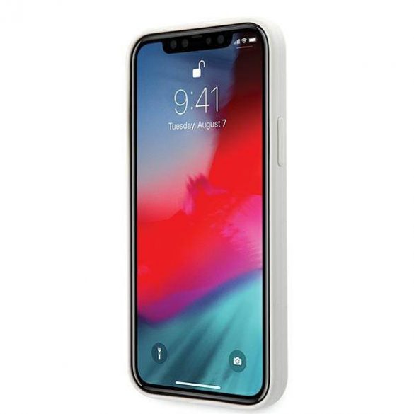 US Polo USHCP12MSLHRWH Husă colecție din silicon pentru iPhone 12/12 Pro 6,1" biały/alb