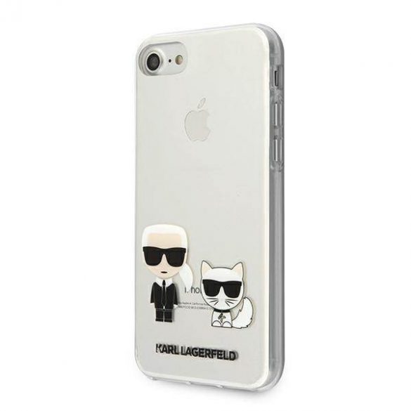 Karl Lagerfeld KLHCI8CKTR iPhone 7/8/SE 2020 / SE 2022 husă transparentă husă Karl & Choupette