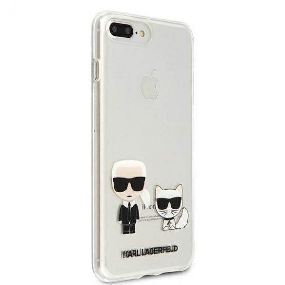 Karl Lagerfeld KLHCI8LCKTR iPhone 7/8 Plus husă transparentă Husă Karl & Choupette