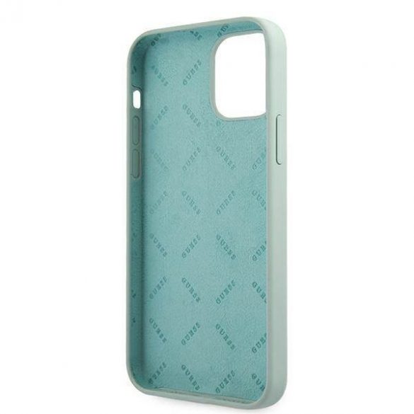 Guess GUHCP12MLSVSBF iPhone 12/12 Pro 6,1" niebieski fuksja/blue fuschia hardcase Husă vintage din silicon