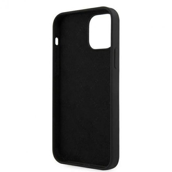 Guess GUHCP12LLSVSBW iPhone 12 Pro Max 6,7" carcasă rigidă biały/alb negru Husă vintage din silicon