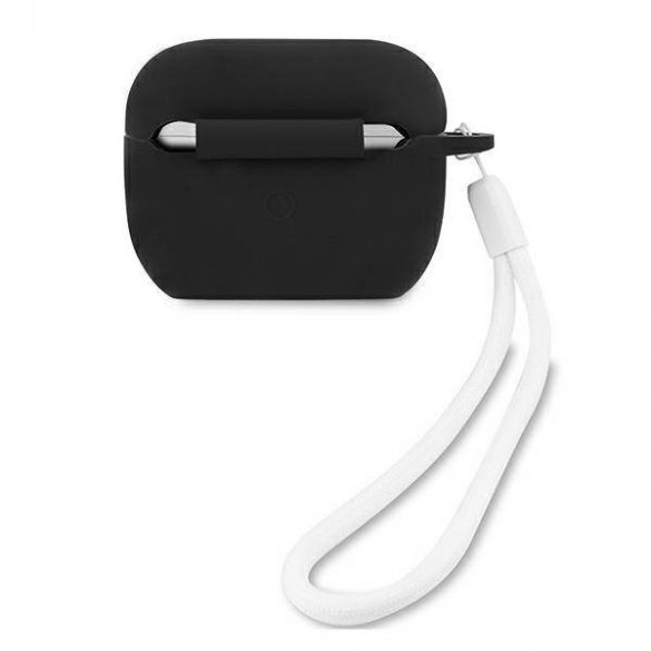 Husă Guess GUACAPLSVSBW AirPods Pro husă biały/negru alb silicon Vintage