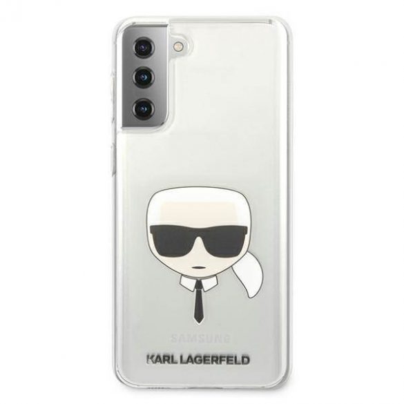 Karl Lagerfeld KLHCS21MKTR S21+ G996 Hardcase Transparent Karl's Head