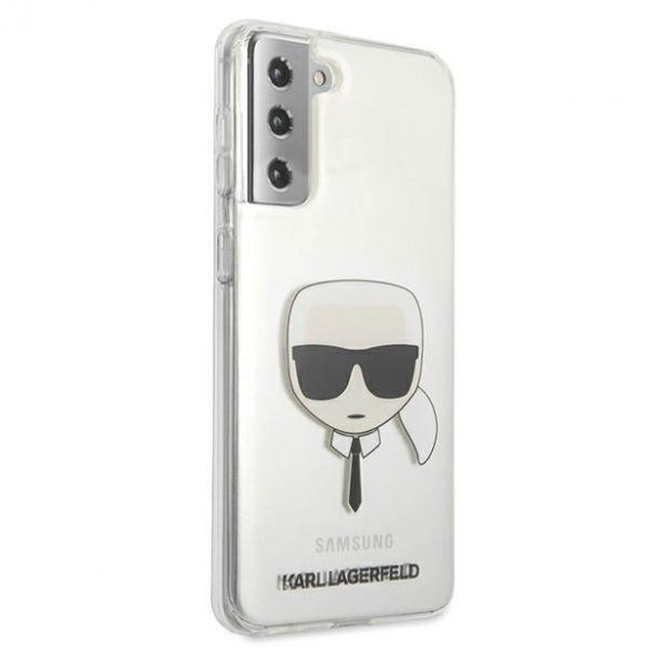 Karl Lagerfeld KLHCS21MKTR S21+ G996 Hardcase Transparent Karl's Head