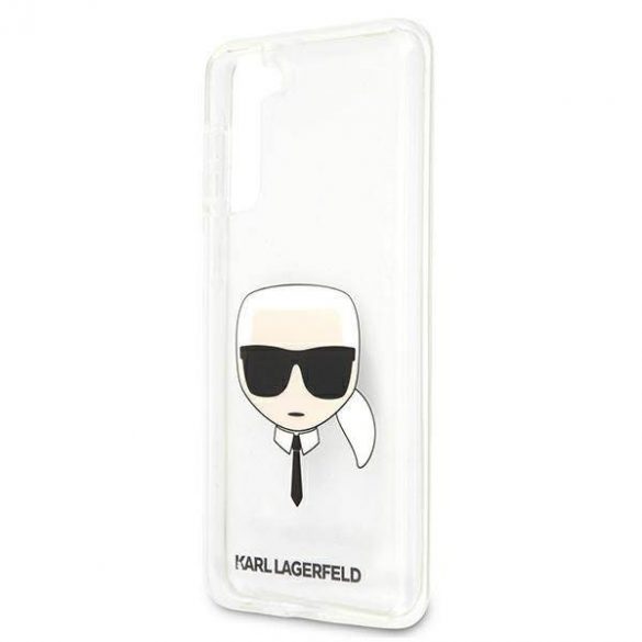 Karl Lagerfeld KLHCS21MKTR S21+ G996 Hardcase Transparent Karl's Head