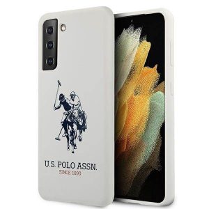 US Polo USHCS21SSLHRWH S21 G991 biał/alb Husă din silicon cu logo